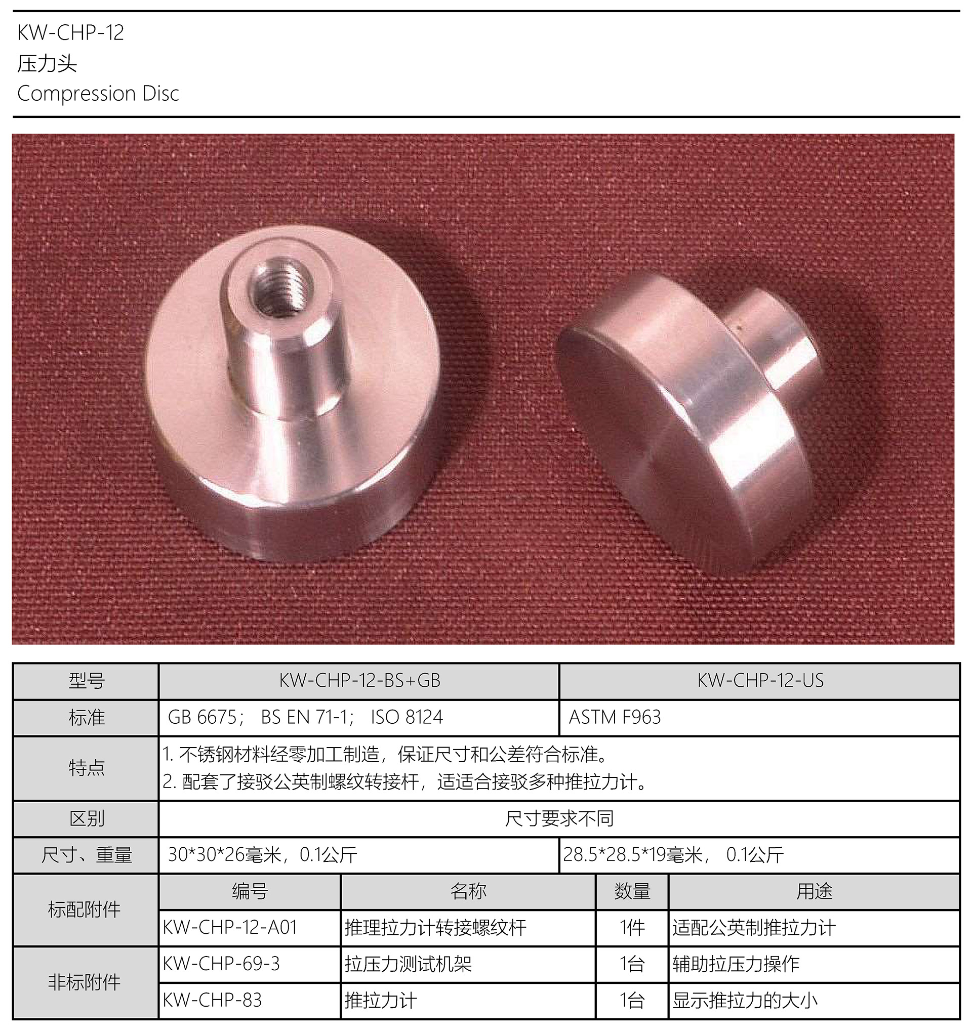 压力头